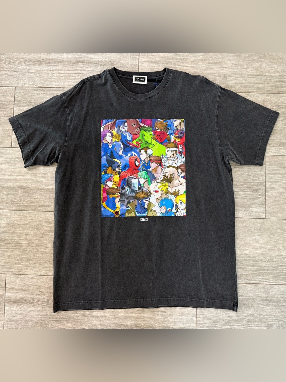 KITH Marvel vs. Capcom Clash of Super Heroes khm034294-001 Vintage Tee Black L